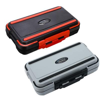 EXDUCT Fishing Tackle Storage Tool Set of 2 Case, Box, Double-Sided, Waterproof, (Black + White)