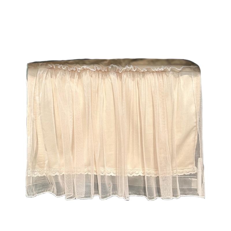 Elegant Lace Car Window Shade With Suction Cups Easy Installation Heat Blocking Regulable Length For Sun Protection