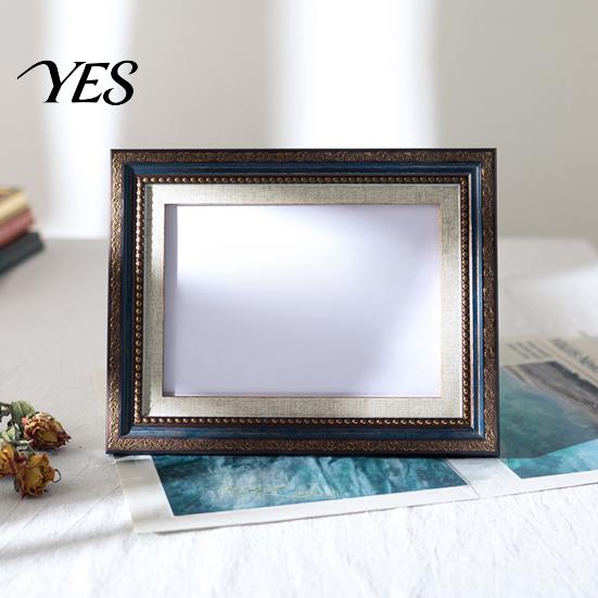 Vintage Photo Frame Frame, Art Mat Picture for Tabletop Display Elegant & Wall Mount, Decorative Studio Portrait Photos Multi-layer Cardboard