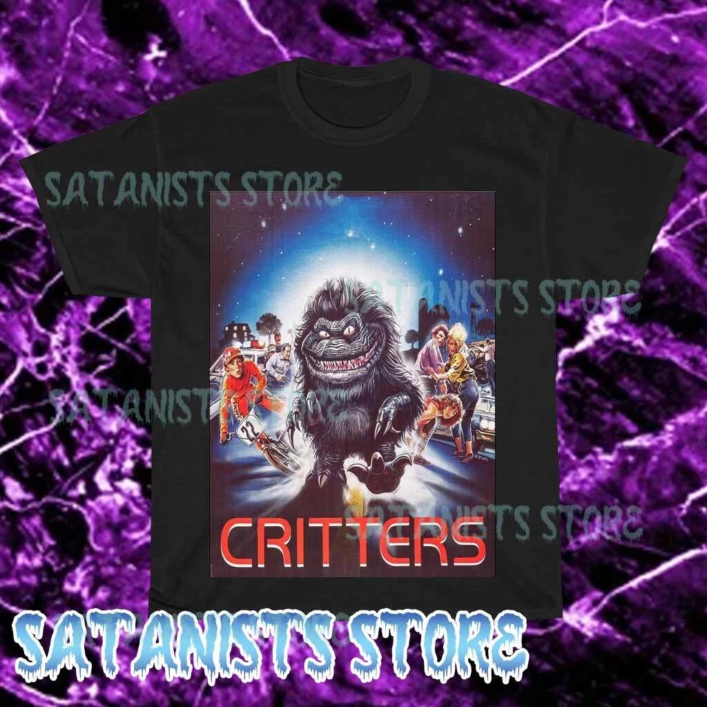 New Critters Horror Movie Men's Black T-shirt Funny Size S to 5XL