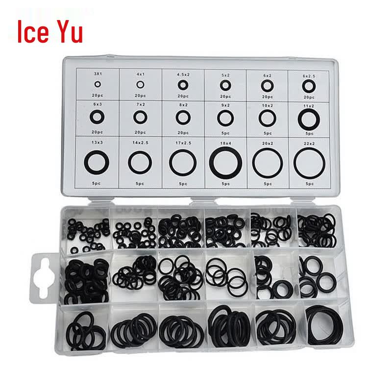 Bingyu O-Ring Assortment Kit 225-Piece Kit