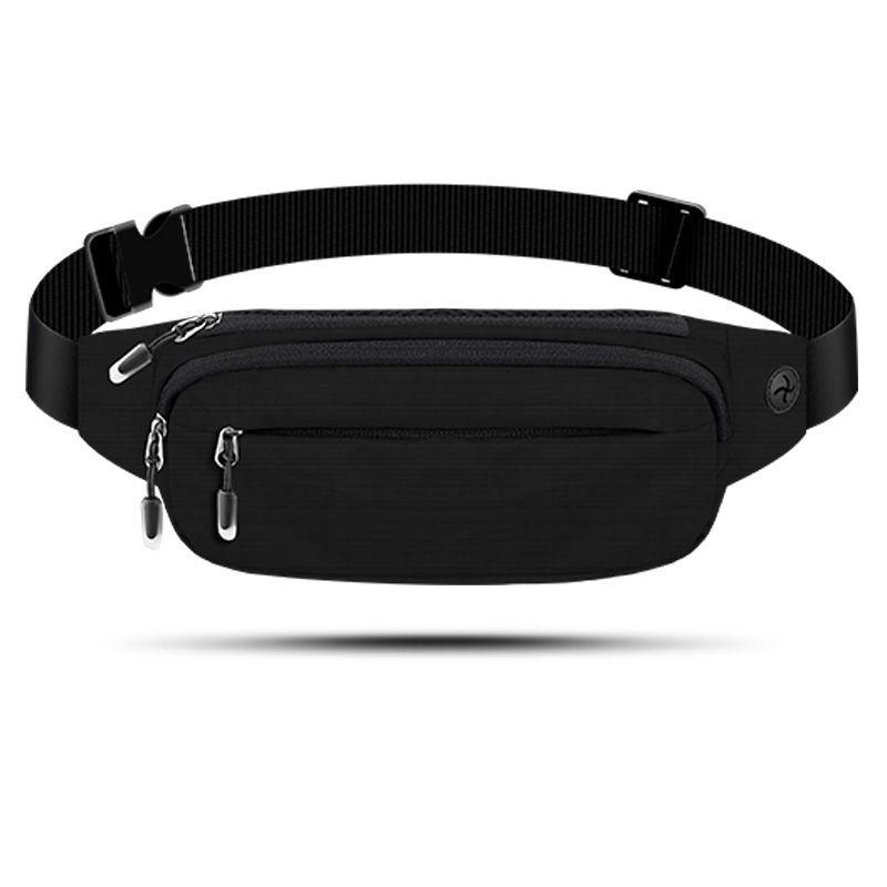 

Men s Waterproof Durable Waist Bag - Sports, Worksite, Large Capacity, Multifunctional чёрный