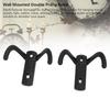 6 Pcs Double Prong Hook Wall Mounted Zinc Alloy Heavy Duty Dual Prong Hook for Coat Robe Scarf Towel