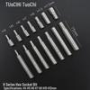40-Piece Star Bit Hex Socket Set for Automotive Repair - Spline & Flower Type Screwdrivers