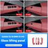 For BMW X3  G45 2025 4-piece of foreskin glass lift panelswindow button frames decorative stickers and interior accessories