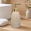 Resin Countertop Dispenser Bottle with Handaction Pump Ergonomic Frosted Soap