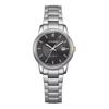 Eco-Drive Series 50 Meters Waterproof Solar Quartz Steel Strap Women's Watch Gray Dial EW2317-76E