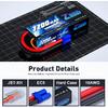 Zeee 2S Lipo Battery 7200mAh 7.4V 120C Hard Case RC Battery with EC5 Connector for RC Car Truck RC Vehicles Truggy Buggy Tank Helicopter Airplane