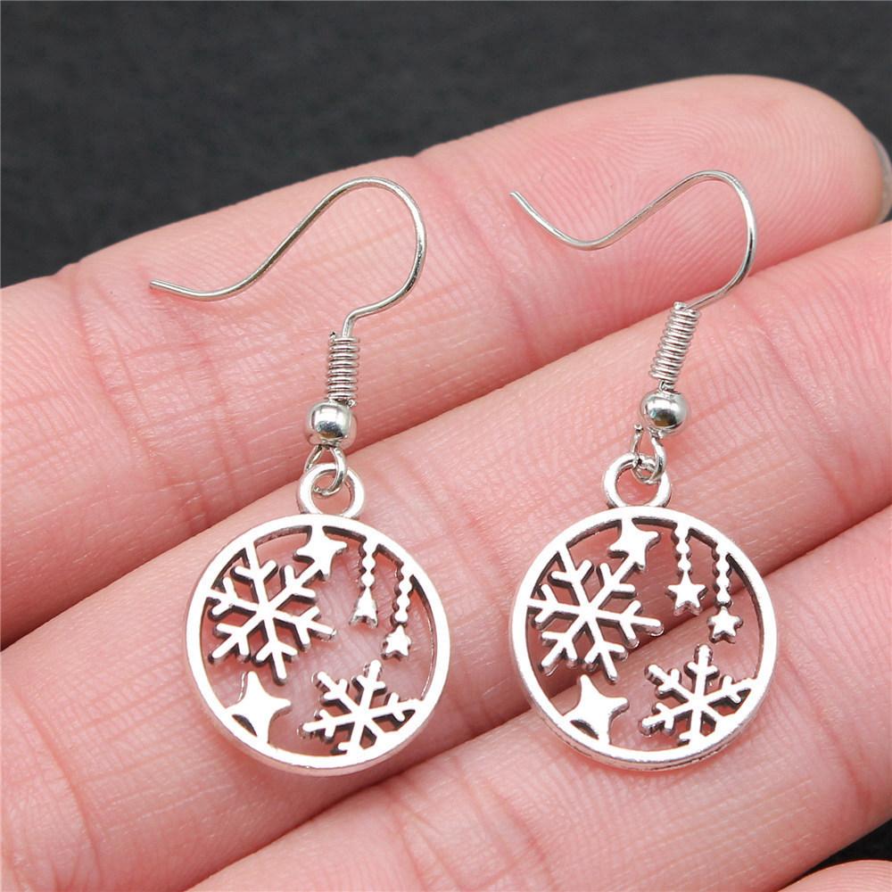 Ohrhänger Sonne Mond Vintage Schmuckzubehör Ohrringgröße 18x19mm QE030