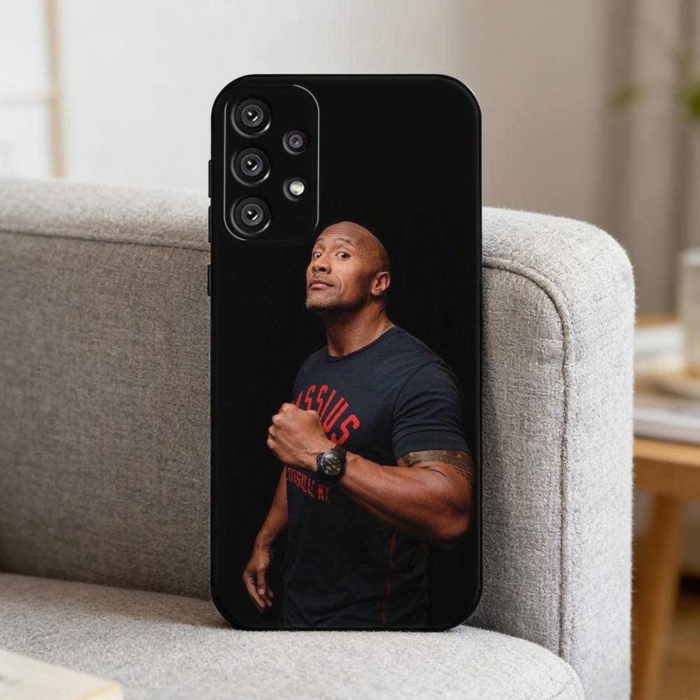 The Rock D-Dwayne Johnson-DJes Phone Case For Samsung S25,S24,S21,S22,S23,S30,Ultra,S20,Plus,Fe,Note,10,9,5G Black Cover