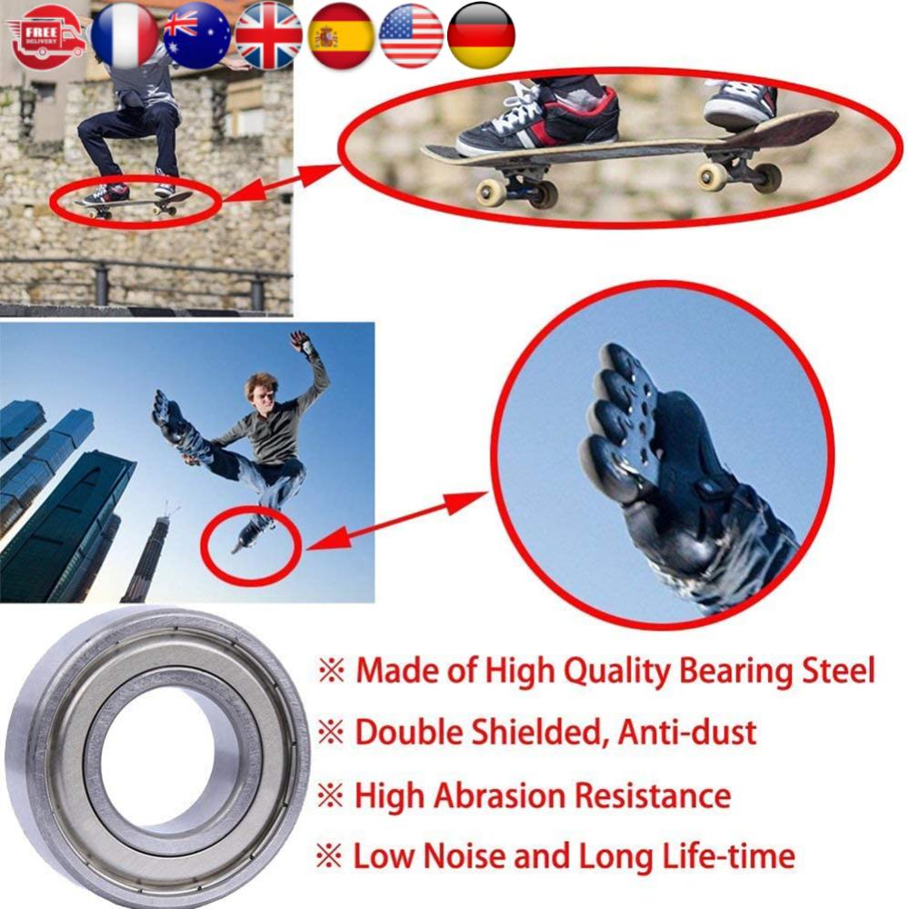 

20pcs Multi-function 608ZZ Ball Bearings Carbon Steel Single Row 8x22x7mm ABEC-7 Deep Groove Miniature Bearings Replacement Australia