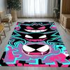 Gengar Pokemon Cartoon Ectoplasma Living Room Non-Slip Area Rug Soft Carpet for Bedroom Kids Playroom Sofa,Home Decor Doormat