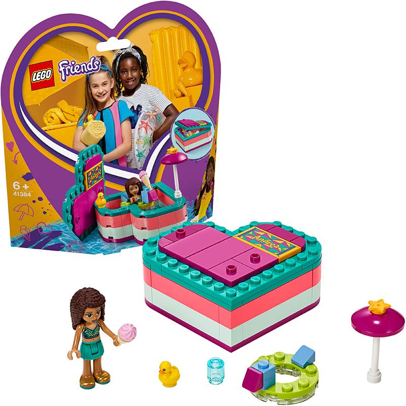 LEGO 41384 Caja Corazón de Verano de Andrea Bloques de Juguete