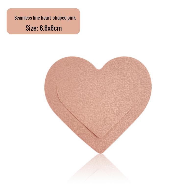 Heart-Shaped PU Leather Bookmark with Logo Customization Option