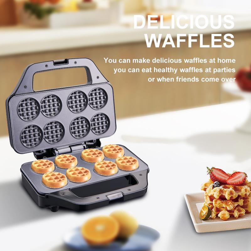 Small Waffle Maker, Sandwich Maker, Toaster, 8-hole Toaster.