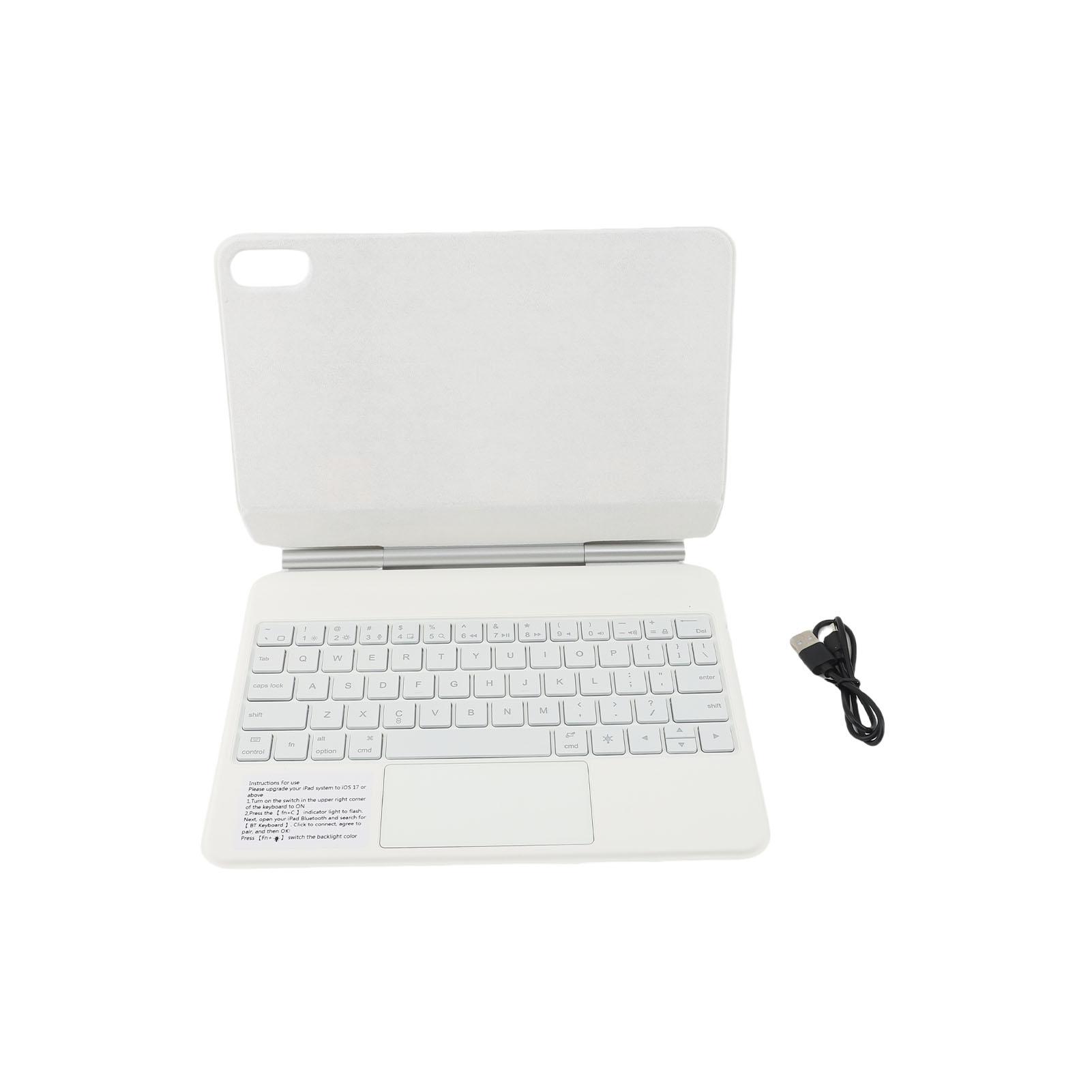 Чехол-клавиатура с подсветкой для планшета 10 11 PU PC Микрофибра Магнитная Беспроводная Клавиатура Чехол для планшета