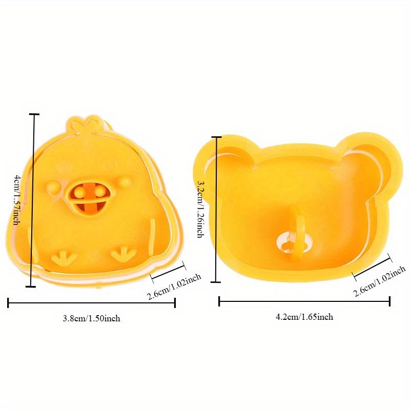 3Pcs/Set Cute Bear Sandwich Mold Bread Cake Biscuit Embossing Device Crust Cookie Cutter Baking Pastry Tools