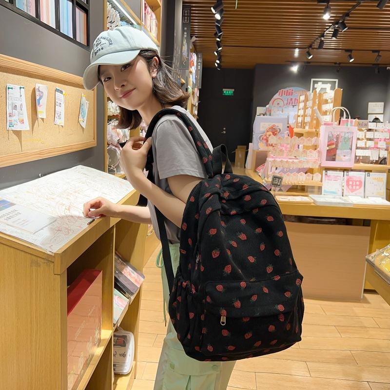 Schoolbag New Stylish Sweet Small Fresh Ladies Backpack Simple Japanese O Student School Bag Outdoor Travel Back