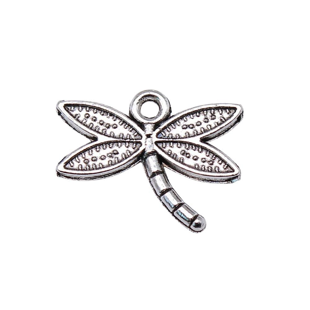 Dragonfly Charms Vintage Alloy Pendants For Insect Themed Handmade Jewelry Supplies