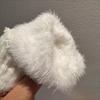 Thickened Touch Screen Gloves Warm Five Finger Gloves Korean Style Plush Gloves  Winter