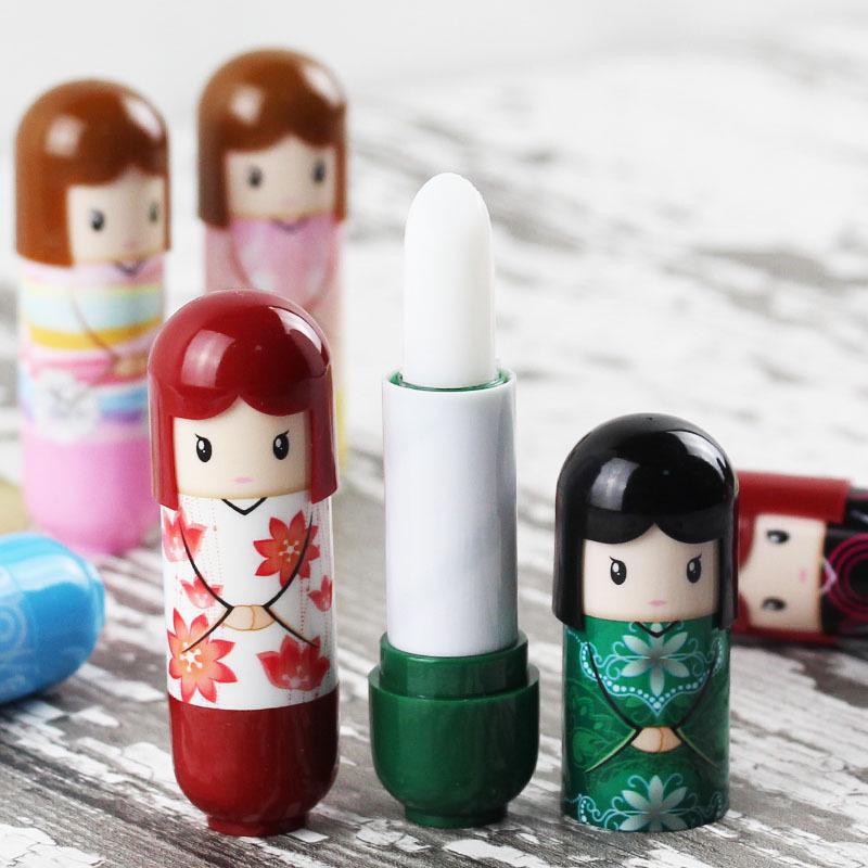 Hengfang Shijing Cartoon Doll Lipstick - Moisturizing, Nourishing, Anti-Crack Formula