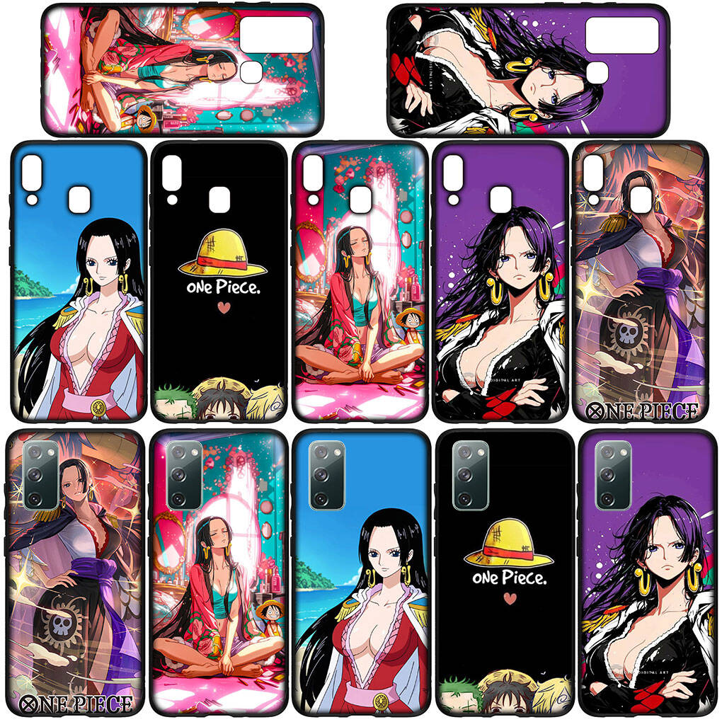 Phone Case for iPhone 17 15 16 Plus Redmi Note 14 12 11 13 Pro Max Huawei P30 P20 Lite OPPO A60 A40 A80 A38 A54 A17 Boa Hancock One Pieces Luffy Cover