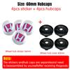 4pcs 56mm 60mm Car Wheel Center Hub Center Cap Rim Hub Dustproof Cover Emblemem For Honda Accord CRV XRV Civic Odyssey ahn256