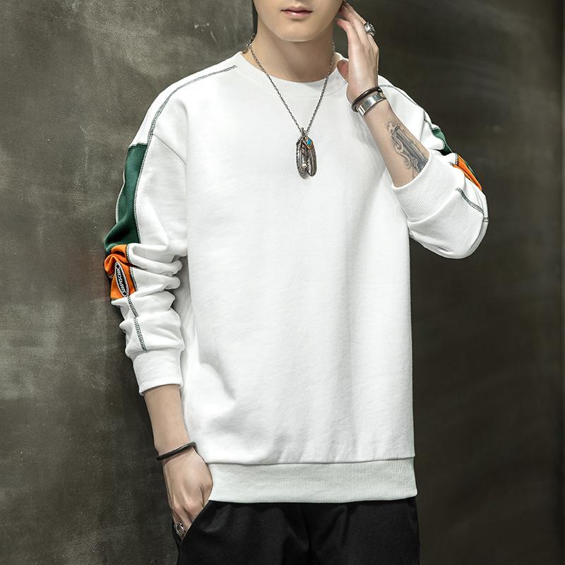 Casual Round Neck Sweater Round Neck Fashion Large Size Men's Sweater