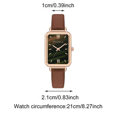 Licht luxe retro temperament dameshorloge Mode klein vierkant dameshorloge