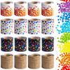 26 Colors 10M Self Adhesive Border Classroom Decors Border Trim Sticker Colorful Dot Trim Border Bulletin Board Border Trim