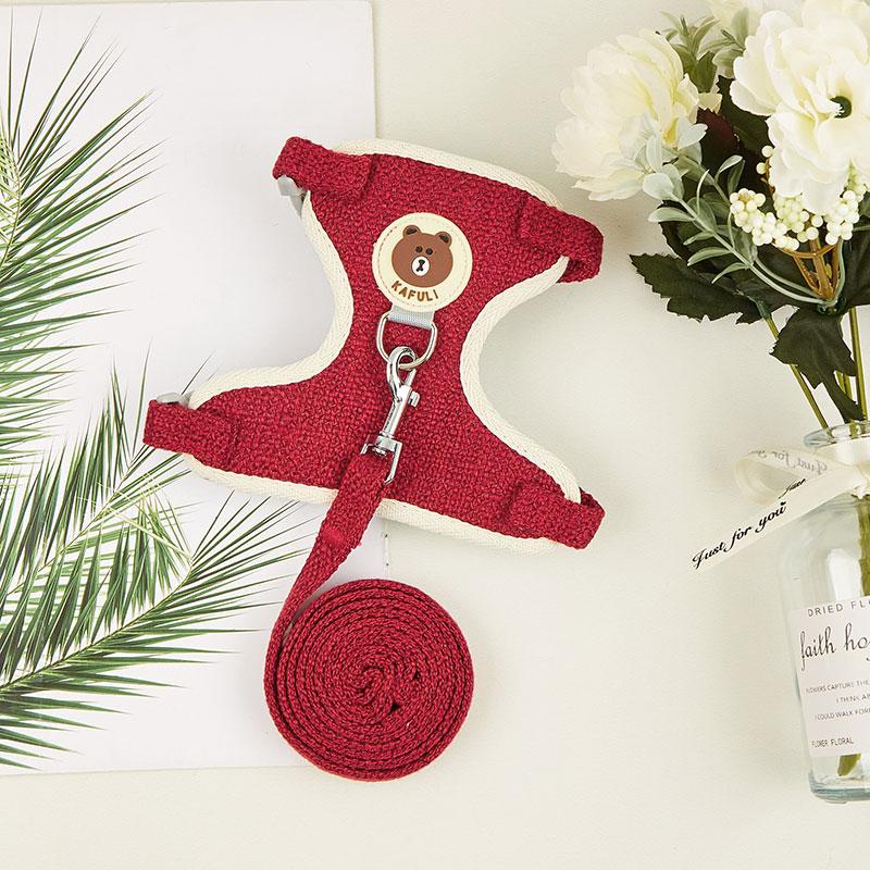 Universal Adjustable Cat Leash Vest Style Walking Rope Pet Harness Suitable for Small and Medium Dogs Cats and Dogs Cute Fairy