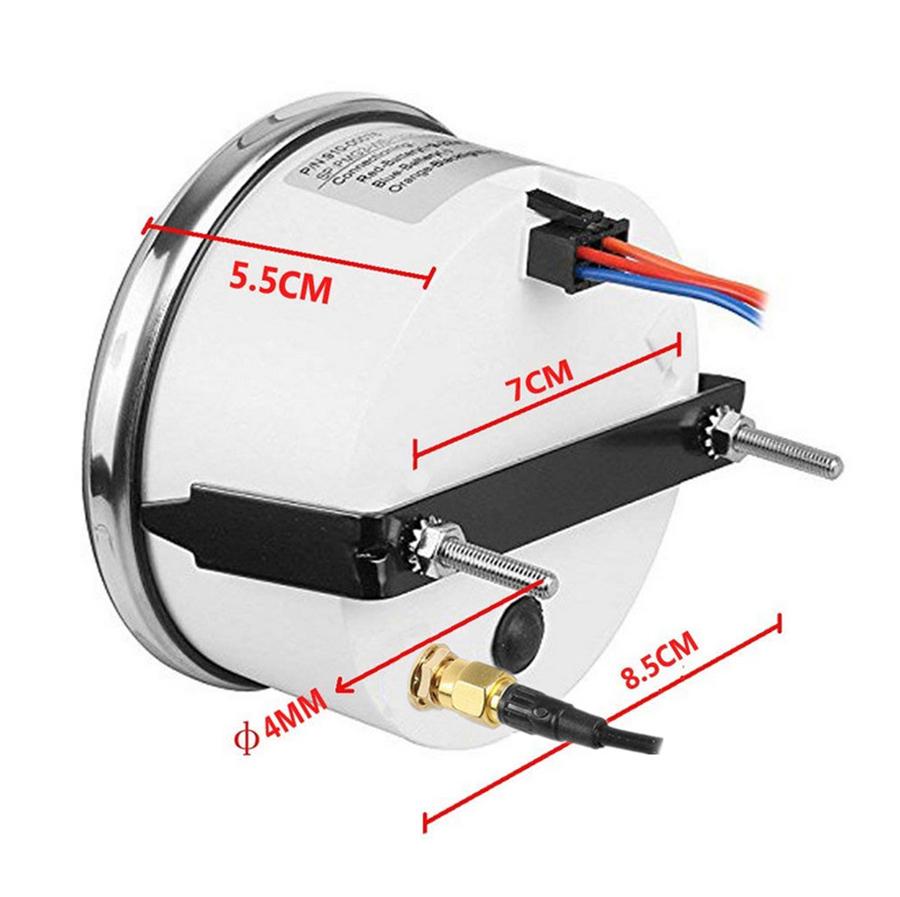 85mm LED GPS Speedometer with ODO Anti-fog Turn Signal for Motorcycle