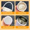 Insulation Or Cooling Stainless Steel Thermos Cup 500ml Straw Travel Cup  Sports