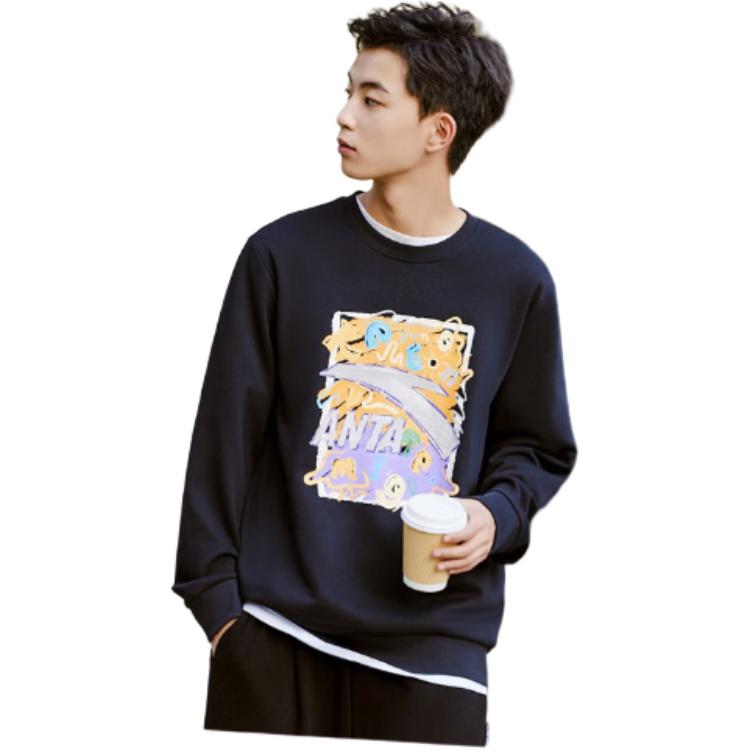 Anta Life Collection Sweatshirt Unisex Basic Black 972418706-4