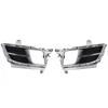 Front Bumper Fog Light No Bulb Lamp Cover With Chrome Grille Grill Frame For mazda 6 atenza 2008-2012 GV7D-51-680 GV7D-51-690