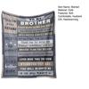 Husband Birthday Gift from Wife Romantic Father's Day Blanket for Him Soft