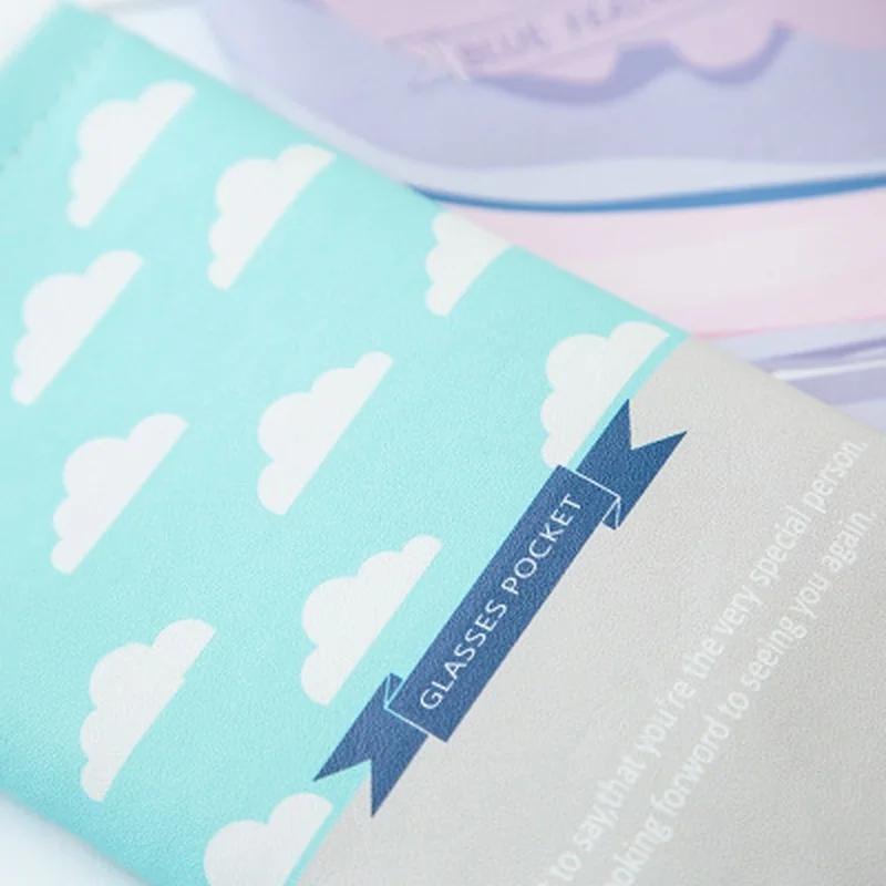 Eyeglass Sunglasses Pouch Mp3 Bag  Leaves Cartoons 3D Print Soft Cloth Cleaning Optic Color Random Sunglasses Case