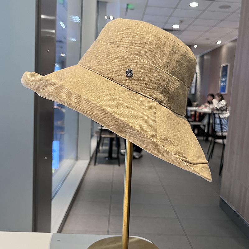 Women's Sun Hat Oversized Wide Brim Bucket Hat Travel Hiking Beach Hat Summer Face Cover Sun Protection Foldable Hat