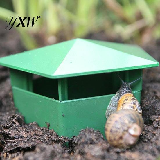Garden Slug Control 4 Pcs Snail Trapper Box Easy-to-Use Farm Protector Effective Repellent Traps Environmentally Friendly Catcher for Yard Non-toxic
