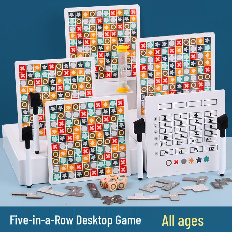 Educational Wooden Logic & Concentration Game Set for Children