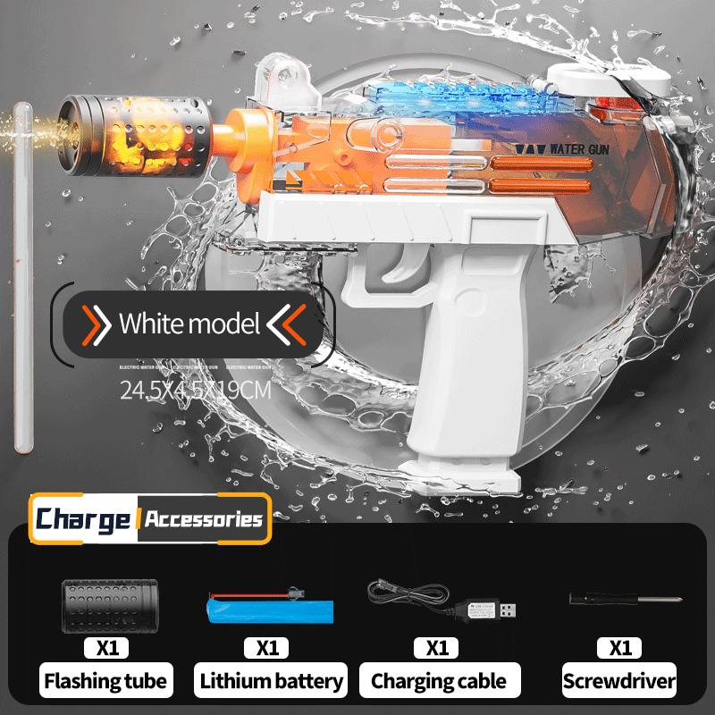 Electric Water Gun Fully Automatic Shooting Squirt Water Toy Summer Beach Outdoor Entertainment Children'S And Adult Gifts