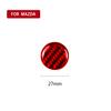 For Mazda 3 Mazda 6 CX-9 CX-5 2Pcs Real Carbon Fiber Car Center Console Multimedia Volume Button Cover Trim Interior Sticker