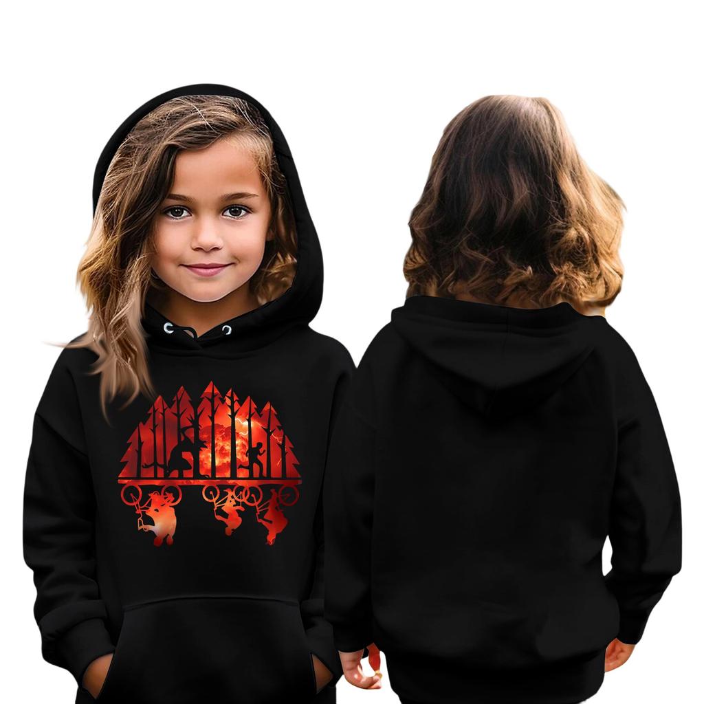 Kinder Sweatshirt Langarm Leichtes Lässiges Kapuzenshirt Locker Bequemes Kinder Sweatshirt
