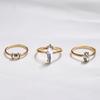 Fashion Zircon Ring, Bohemian Love Lightning 8-Piece Set Ring For Women