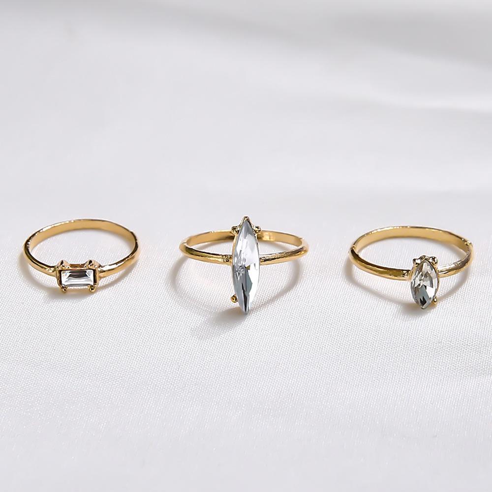 Fashion Zircon Ring, Bohemian Love Lightning 8-Piece Set Ring For Women