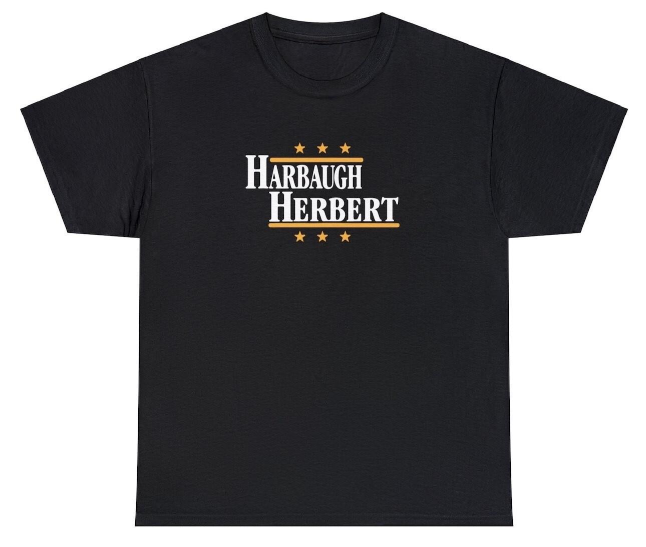 Harbaugh & Herbert 24 T Shirt Funny Chargers NFL Fan Parody Political Meme Tee S