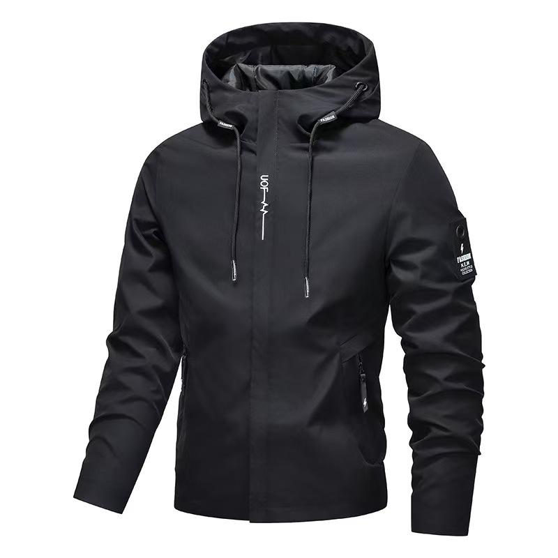 Men's Casual Hooded Jacket: 2025 Spring/Autumn, Plus Size, Versatile Workwear Trend