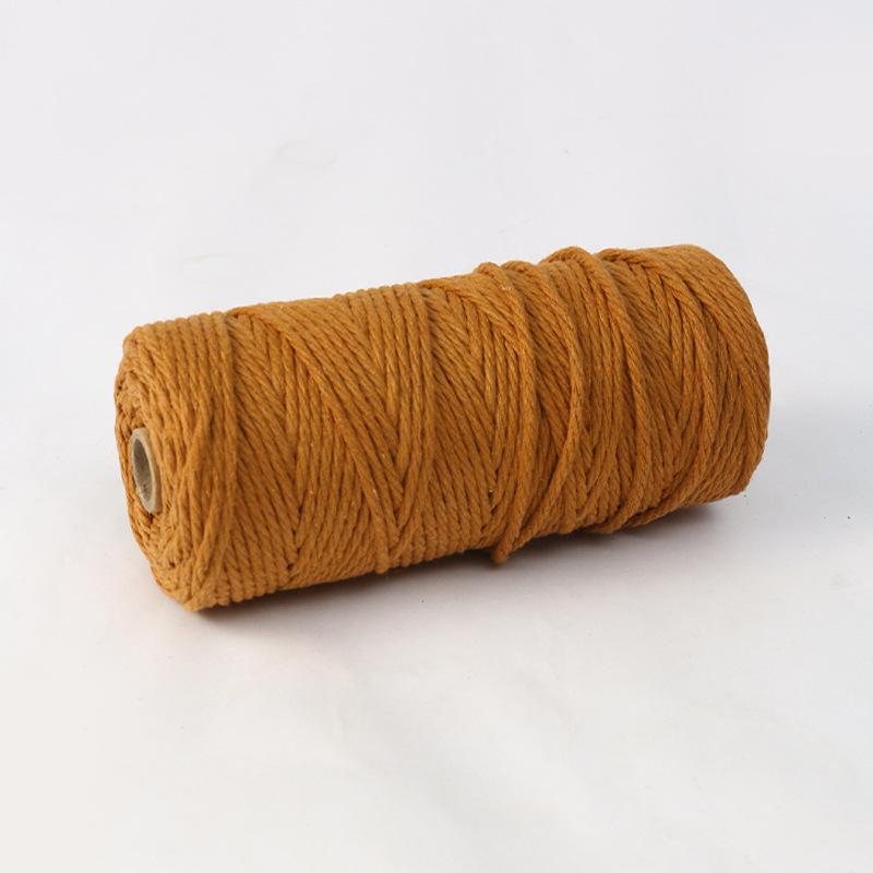 4mm 300m Colored Hand-Woven Cotton Rope for DIY Tapestry and Ornaments
