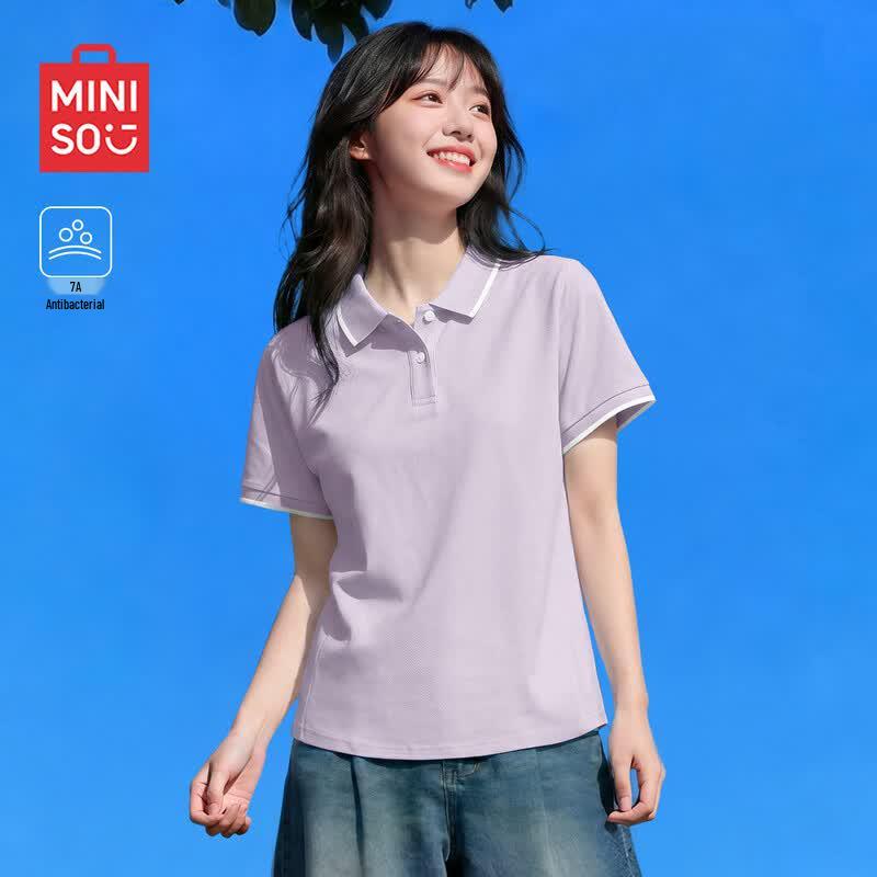MINISO Women s Cool Touch Polo T-Shirt S