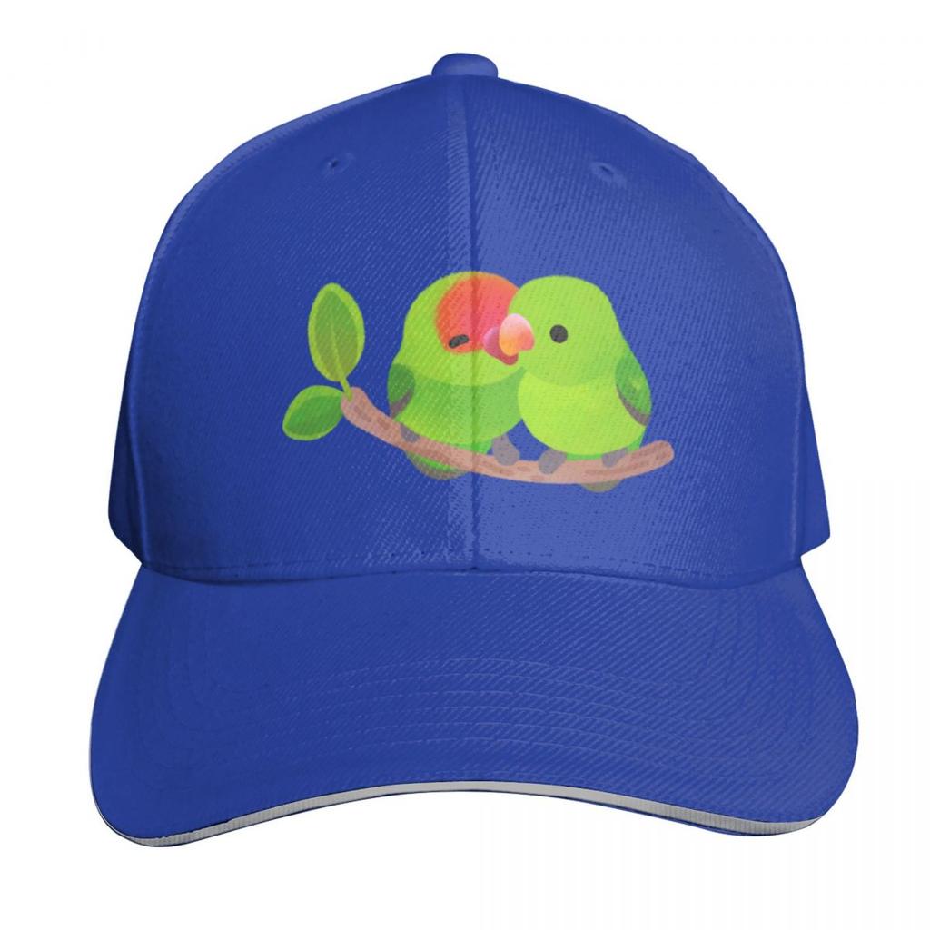 Tunaday Lovebird Baseball Cap Quick Dry Performance Cotton Twill Breathable Contrast Two Tone Brim